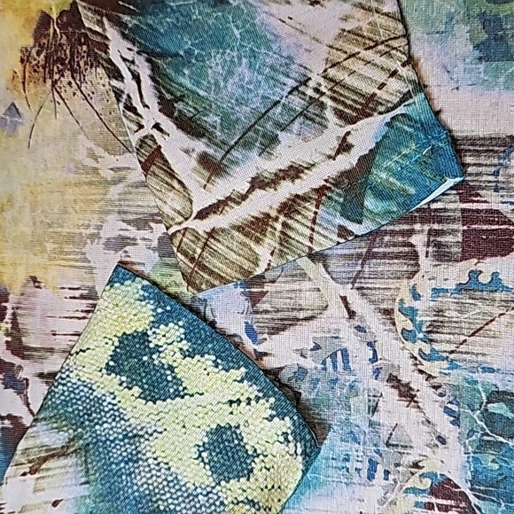 NEW STYLE & CO 3/4 SLEEVE MULTICOLOR PULLOVER TEE - Picture 9 of 12